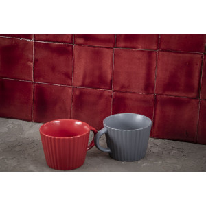 Vino Deslavado rouge - Talavera carreau rouge monochrome