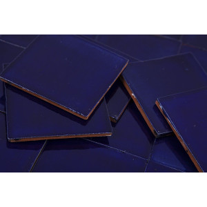 Azul Brillante - płytka jednokolorowa Talavera - 30 sztuk