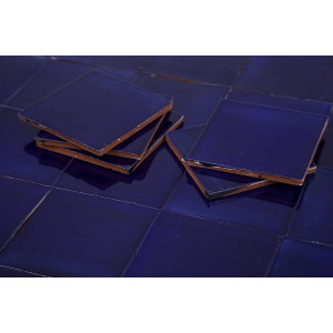 Azul Brillante - płytka jednokolorowa Talavera - 30 sztuk