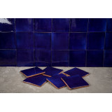 Azul Brillante - płytka jednokolorowa Talavera - 30 sztuk