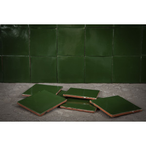 Verde Esmeralda vert - carreaux mexicains vert foncé