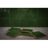 Verde Esmeralda vert - carreaux mexicains vert foncé