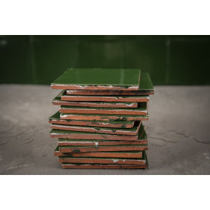 Verde Esmeralda vert - carreaux mexicains vert foncé