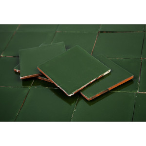 Verde Esmeralda vert - carreaux mexicains vert foncé