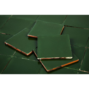 Verde Esmeralda vert - carreaux mexicains vert foncé