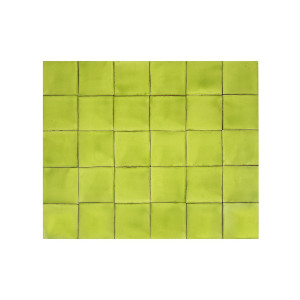 Verde Lima Deslavado citron - Talavera carreau monochrome
