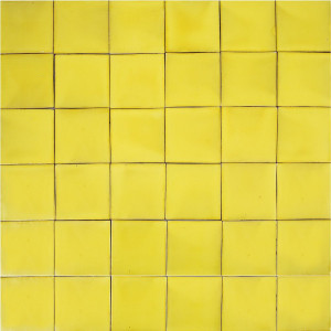 Ceramico Deslavado jaune - Talavera carreau monochrome