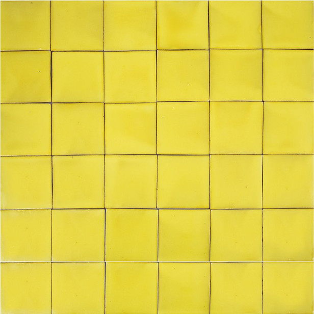 Ceramico Deslavado jaune - Talavera carreau monochrome