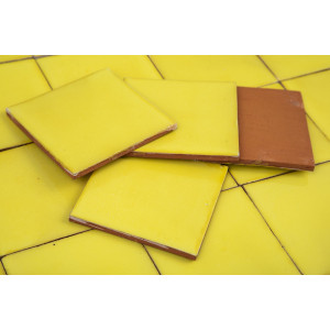 Ceramico Deslavado jaune - Talavera carreau monochrome