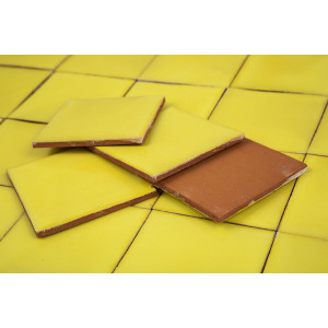 Ceramico Deslavado jaune - Talavera carreau monochrome