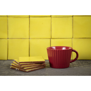 Ceramico Deslavado jaune - Talavera carreau monochrome