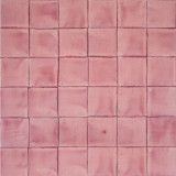 Rosa C rose - carreau monochrome Talavera