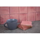 Rosa C rose - carreau monochrome Talavera