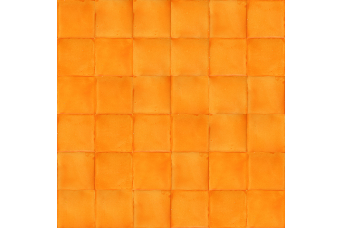 Mostaza Deslavado orange - carreaux unis