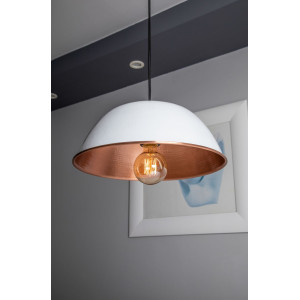 Minimalista - ręcznie wykonany miedziany klosz lampy
