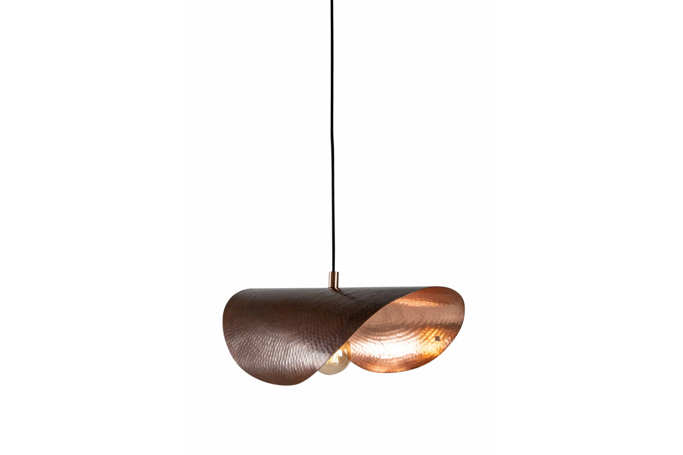 Papa chica - lampa miedziana podłużna