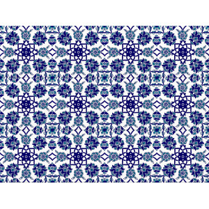 Aysu - ceramiczne płytki iznik 20x20cm, opakowanie 12 sztuk (0,48m2)