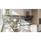Pazzo - Carreaux patchwork marocain 10x10 cm, 50 carreaux par boîte (0,5m2)