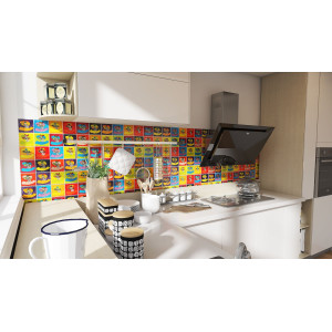 Catrinas - pop art płytki Talavera - 30 sztuk
