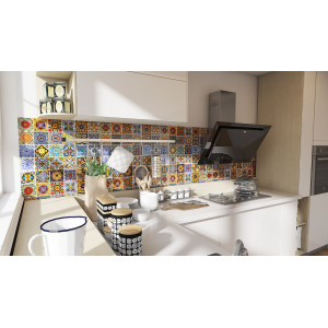 Colorido  - wielobarwny meksykański patchwork - 30 sztuk