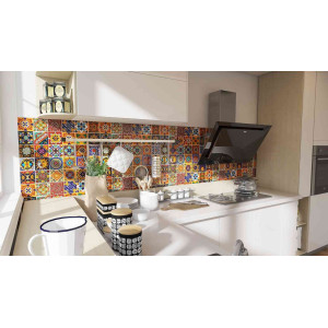 Girasol  - meksykański patchwork z płytek Talavera - 30 sztuk