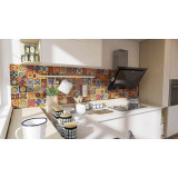 Girasol  - meksykański patchwork z płytek Talavera - 30 sztuk