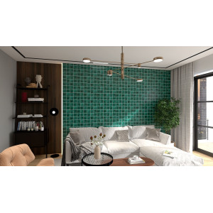 Verde Deslavado émeraude - carreaux monochromes Talavera