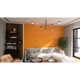 Mostaza Deslavado orange - carreaux unis