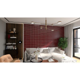 Vino Deslavado rouge - Talavera carreau rouge monochrome