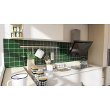 Verde Esmeralda vert - carreaux mexicains vert foncé