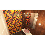 Intenso - patchwork z płytek jednokolorowych - 90 szt, 1 m2