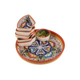 Botanero - 7 częsciowy ceramiczny półmisek na przekąski