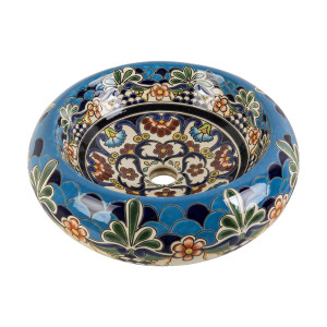 La Reina Prima - Ceramiczna umywalka zdobiona z reliefem