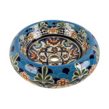 La Reina Prima - Ceramiczna umywalka zdobiona z reliefem