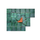 Verde Deslavado émeraude - carreaux monochromes Talavera
