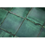 Verde Deslavado émeraude - carreaux monochromes Talavera