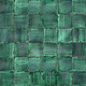 Verde Deslavado émeraude - carreaux monochromes Talavera