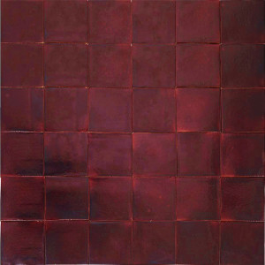 Vino cherry - Talavera carreaux unicolores - 90 pcs.