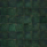Verde Brillante vert bouteille - carreaux monochromes Talavera