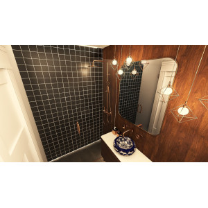 Negro noir - carreaux monochromes Talavera