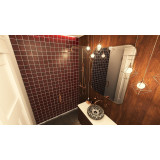 Vino Deslavado rouge - Talavera carreau rouge monochrome