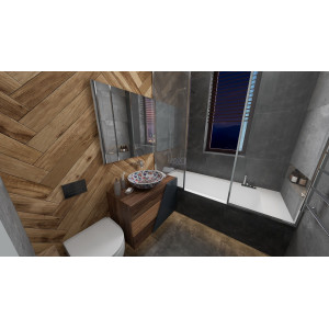 Belen II - plan de travail en céramique lavabo