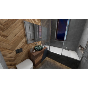 Baila - lavabo mexicain peint en vert