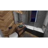Baila - lavabo mexicain peint en vert