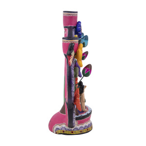 Arbol de la vida - Bougeoir mexicain 27 cm