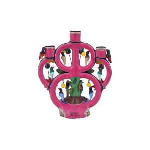Arbol de la vida - Bougeoir mexicain 27 cm