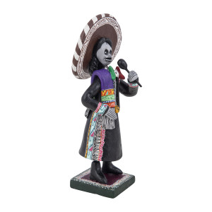 Cantante - Figurka piosenkarz, rękodzieło z gliny wys. 19 cm