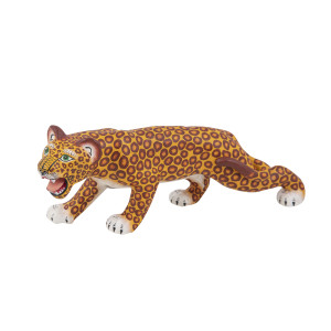 Jaguar Real - Królewski jaguar - figurka z gliny