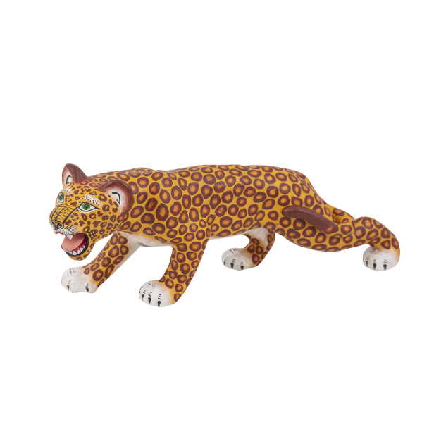 Jaguar Real - Królewski jaguar - figurka z gliny