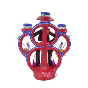Candelero muerte hombre - Świecznik - Meksykanin, wys. 28 cm